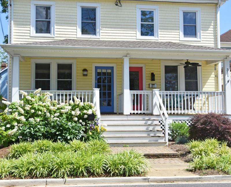 Colorful Floral Porch